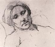 Marie Laurencin Portrait of mother asleeping oil